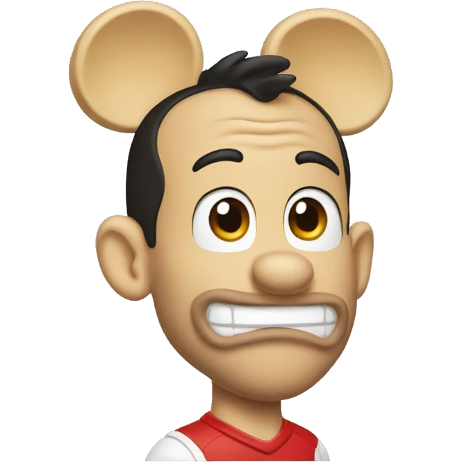 mickey mouse rugbyman emoji