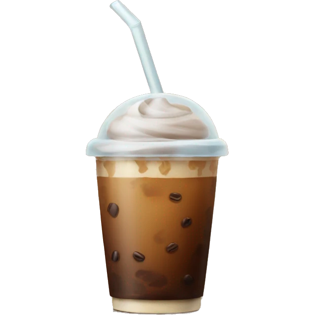 Iced coffe emoji