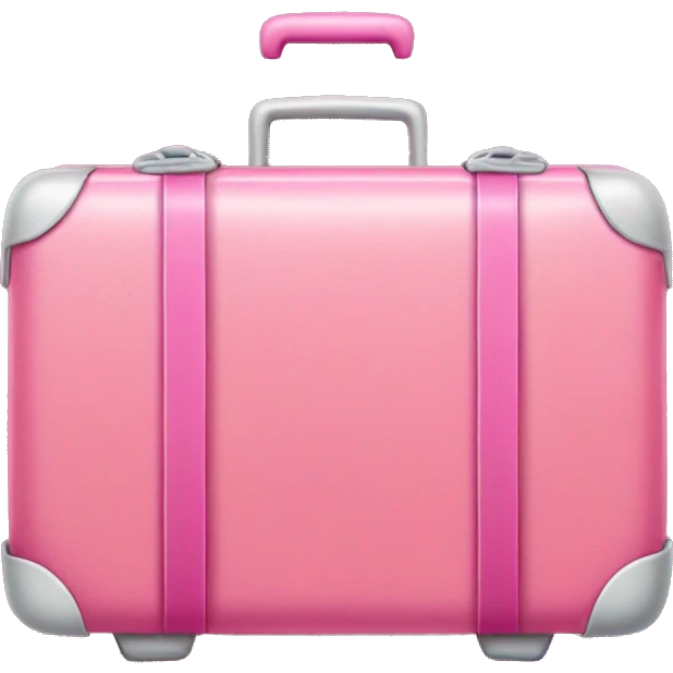 pink suitcase emoji