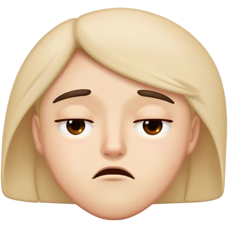 Sleepy emoji