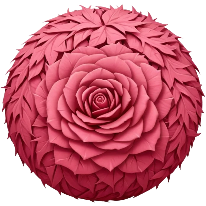 Rose tumbleweed emoji