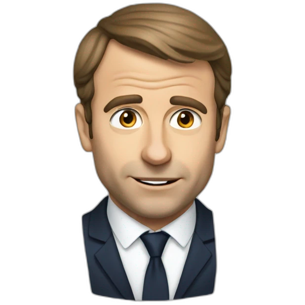 Macron fait caca emoji