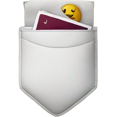 A pocket  emoji