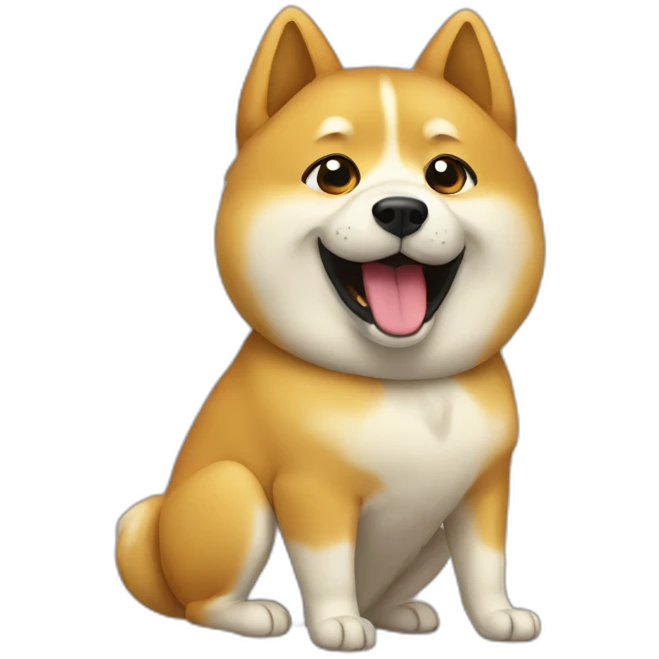 doge giving a hug emoji