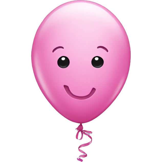 Pink balloon animal emoji