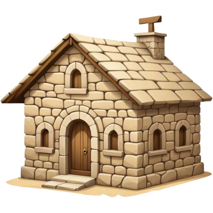 ancient Nazareth style stone house emoji