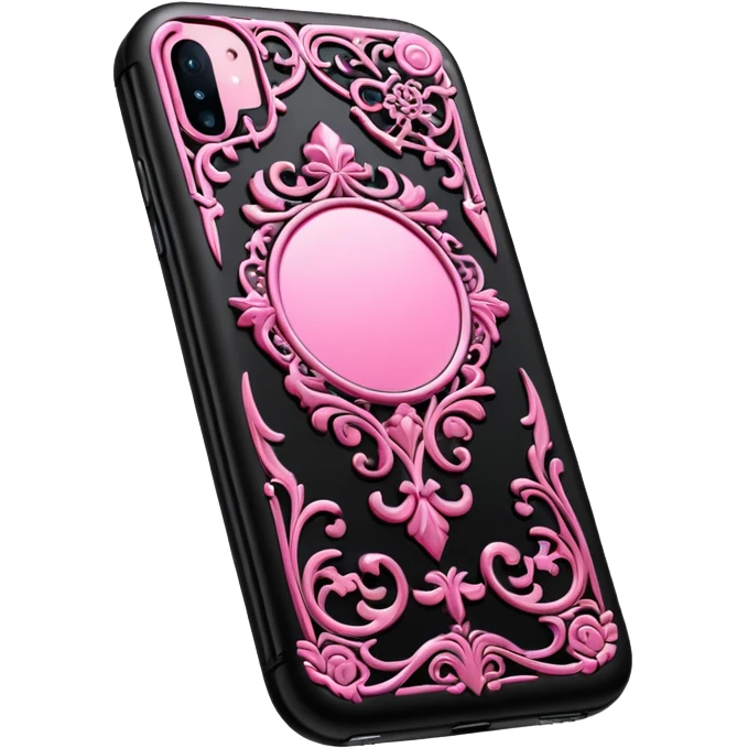 pink gothic iPhone emoji