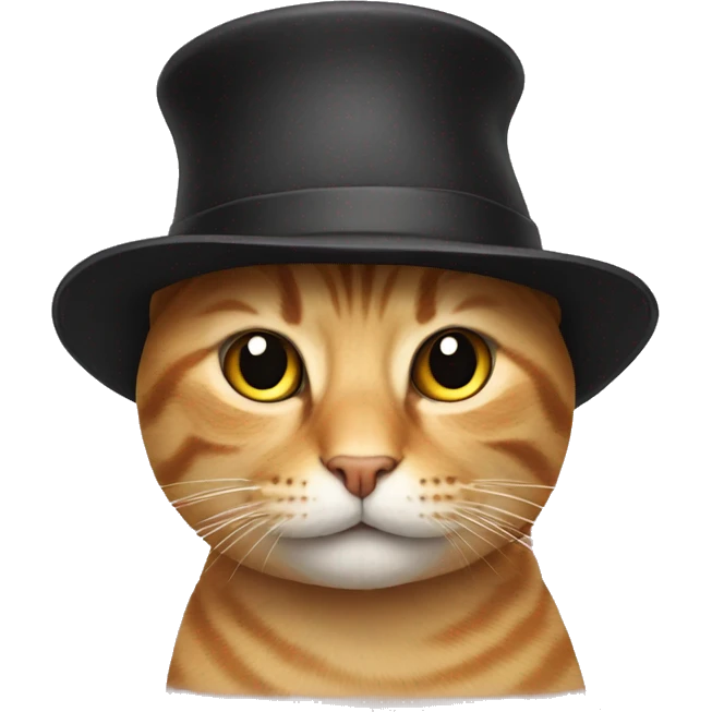 Cat in a hat emoji