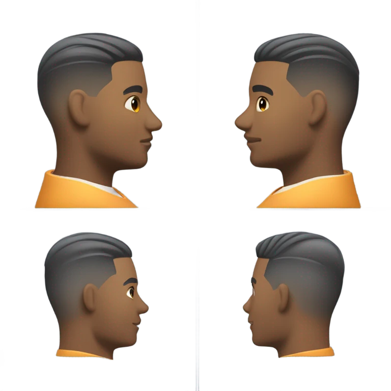 low taper fade emoji