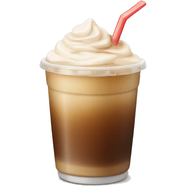 Ice coffee emoji