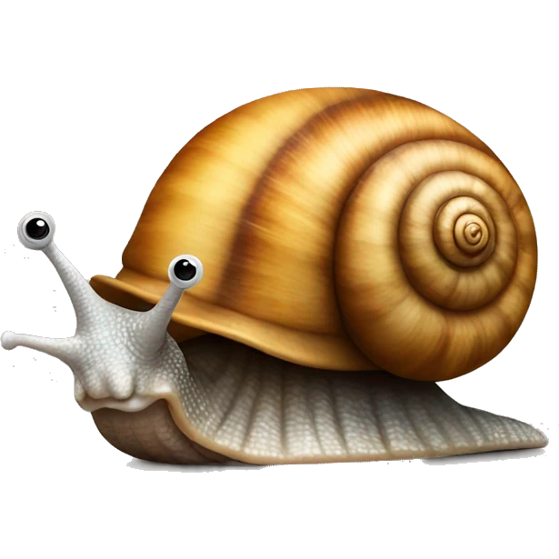 Snail with hat emoji