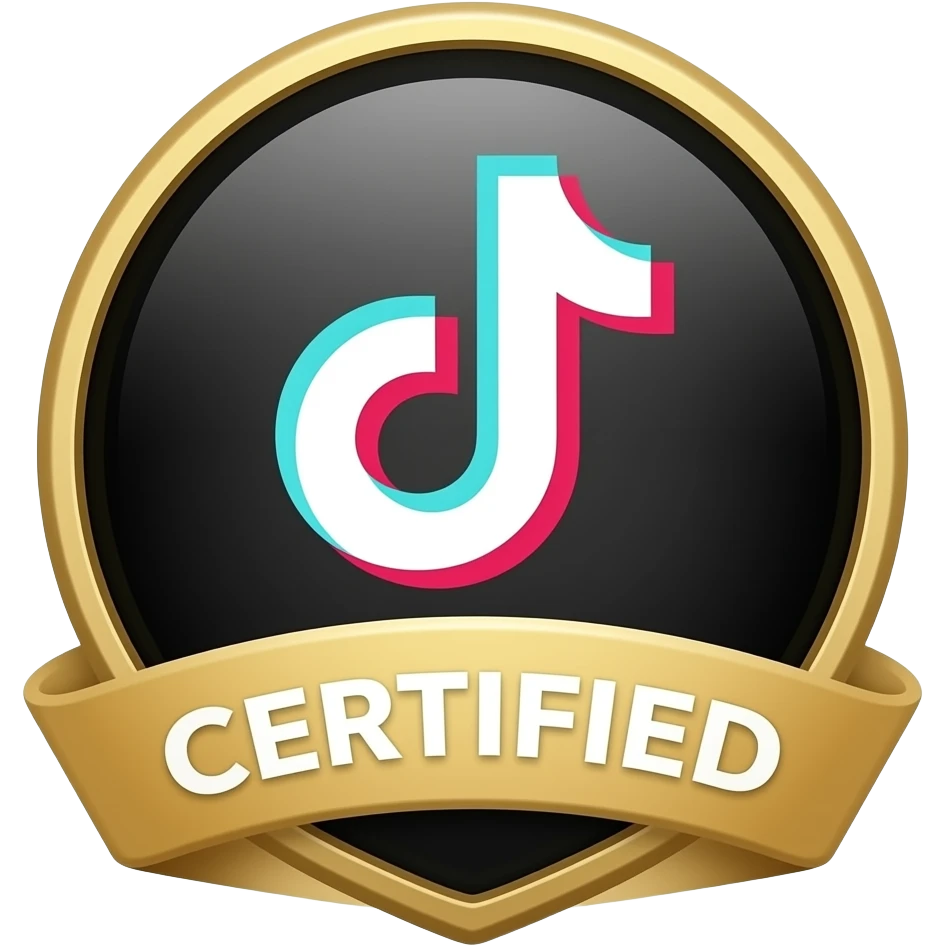 Badge certifié TikTok emoji