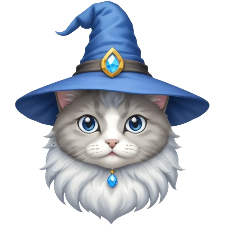 A wizard cat emoji