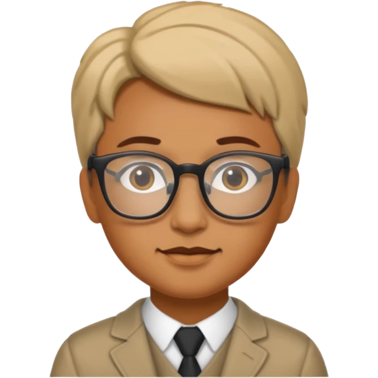 روحی که عینک زده و اکسسوری داره emoji