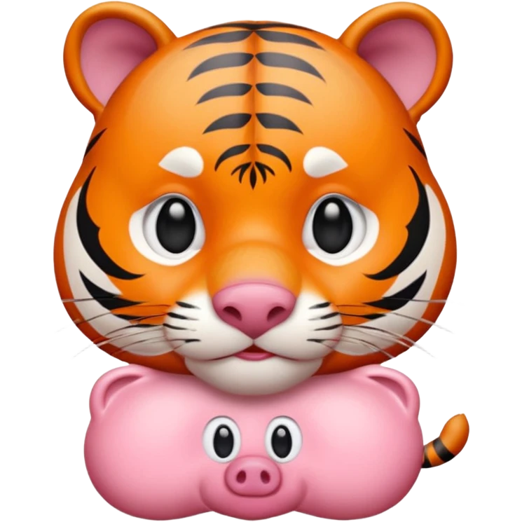 tiger and piggy emoji