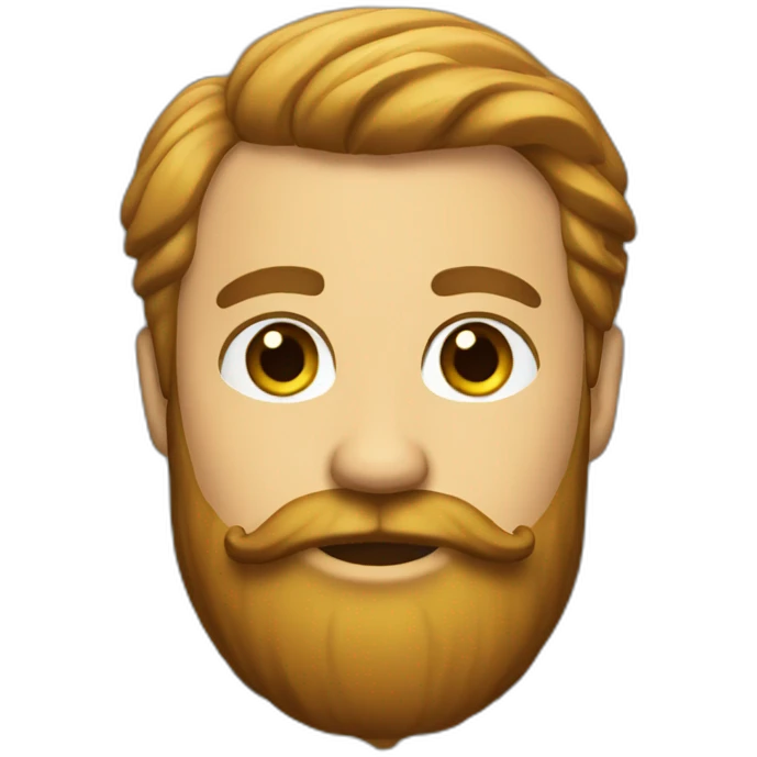 rich beard in a suit guy emoji