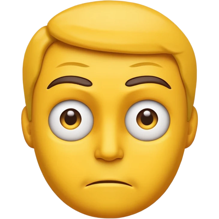 Emoji head turned looking to the side with judgment  emoji