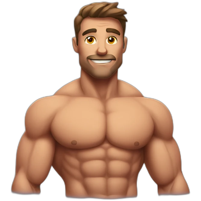 muscle guy emoji