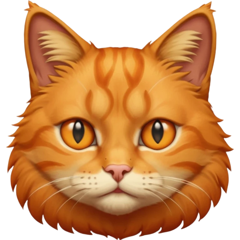 orange cat missing his right eye emoji