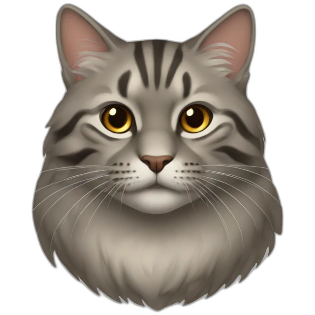 Кот кушает огурец emoji