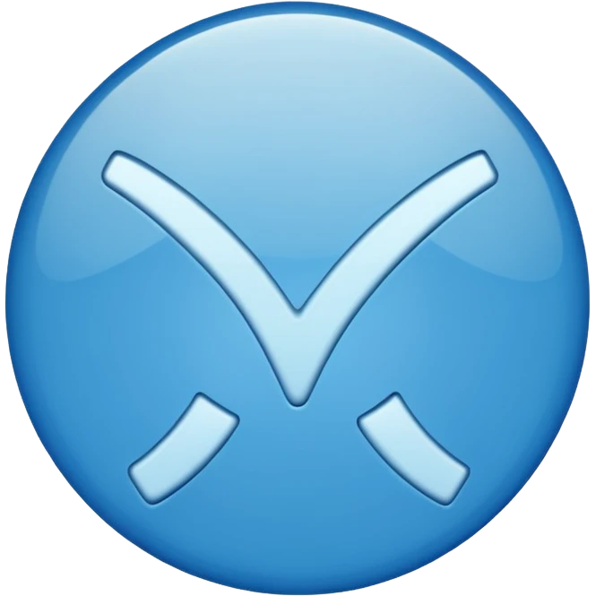 Centang biru tiktok emoji