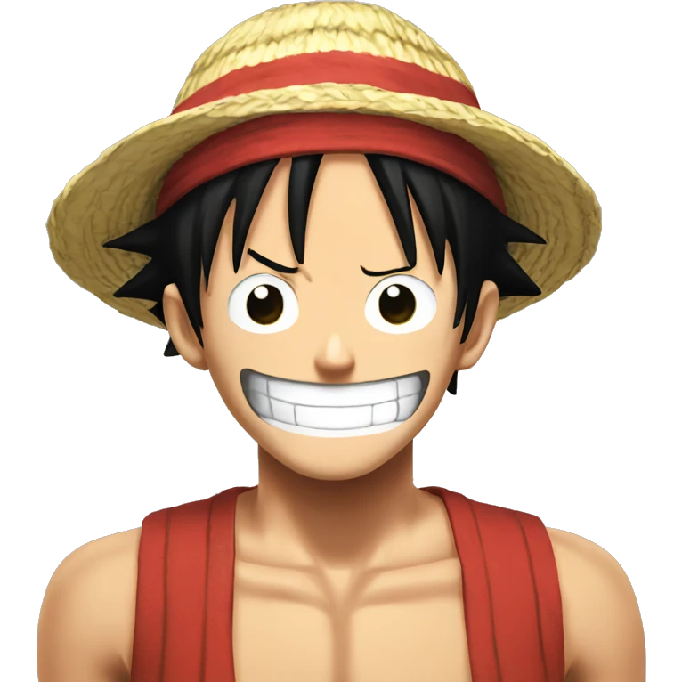 luffy one piece emoji