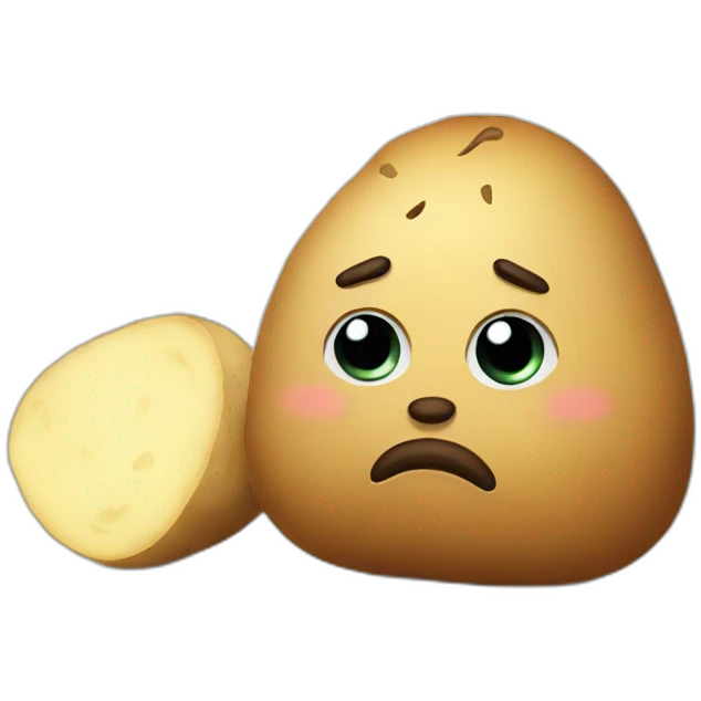 sad potato emoji