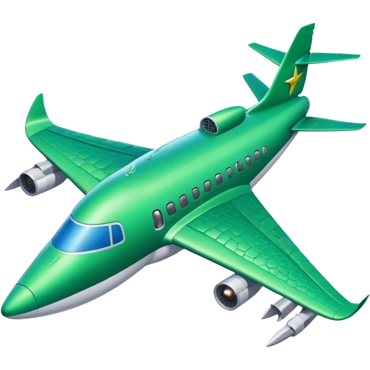 Cocodrilo con cuerpo de avión  emoji