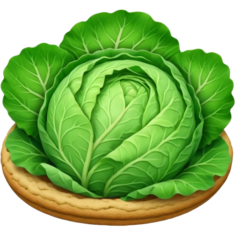 cookies made of cabbage emoji