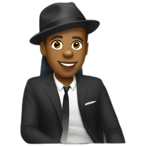 Jay-z on a plane emoji