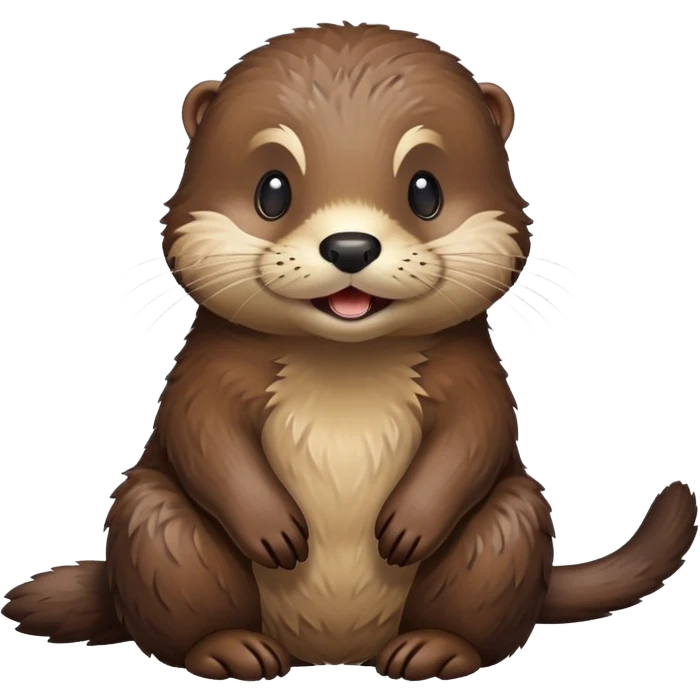 Huffy otter emoji