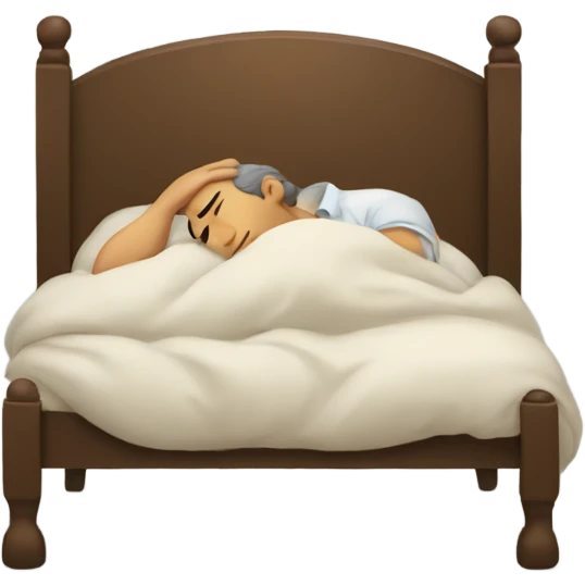Sleeping man emoji