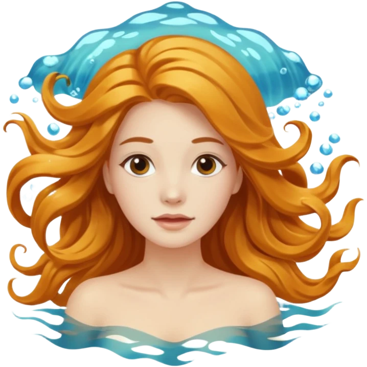 Underwater woman emoji