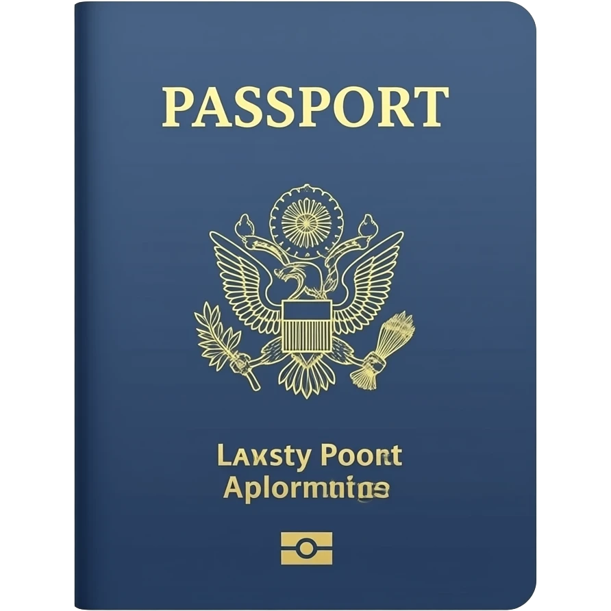Create a passport emoji emoji