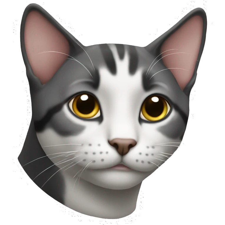 Белый кот emoji