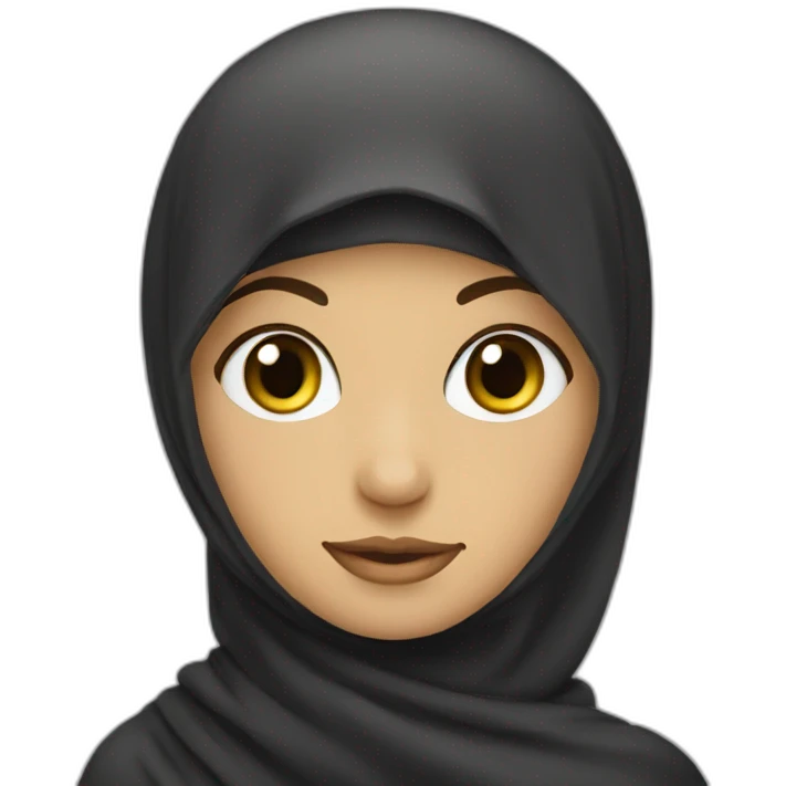 girl in niqab emoji