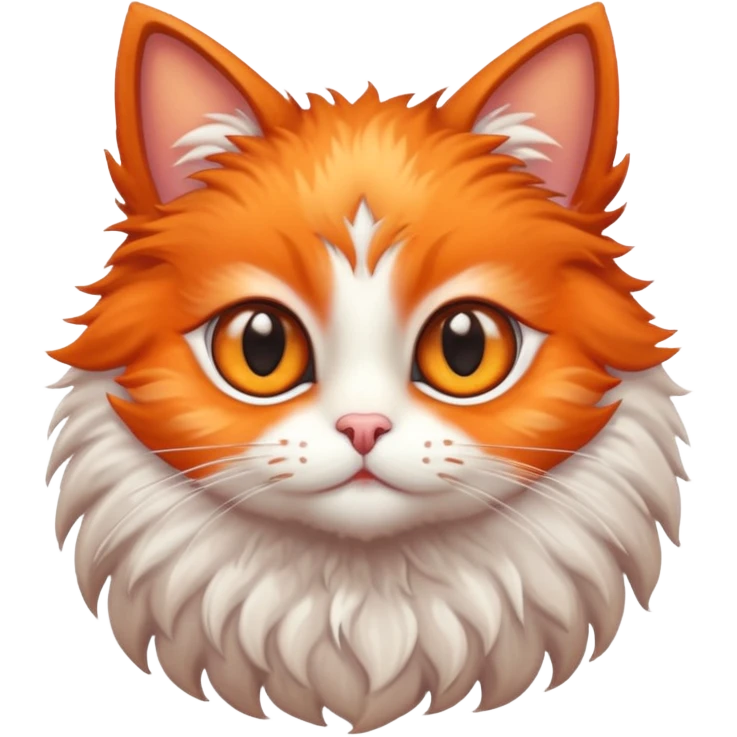 make a hyper realistic cute cat like mythical creature emoji