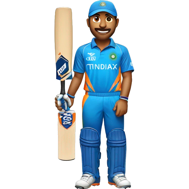 india in cricket jersey emoji