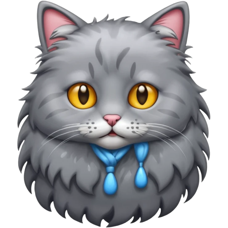 Chat mouillé emoji