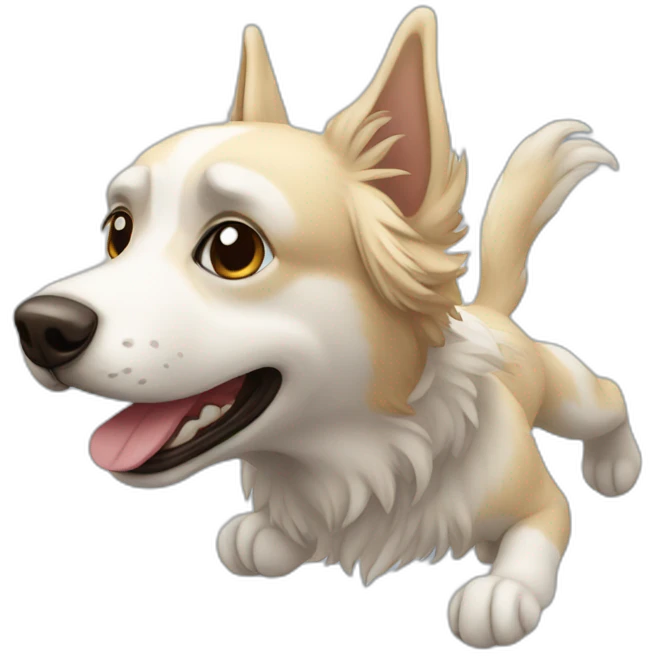 Chien volant emoji
