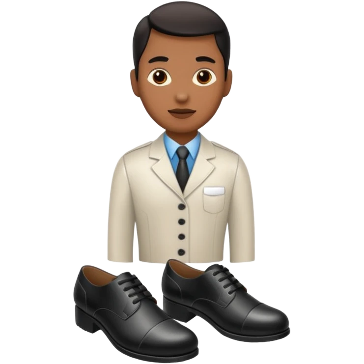 hotel worker shoe emoji