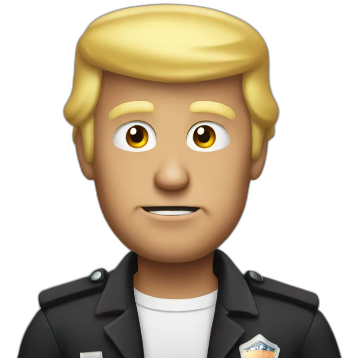 trump-getting-arrested emoji
