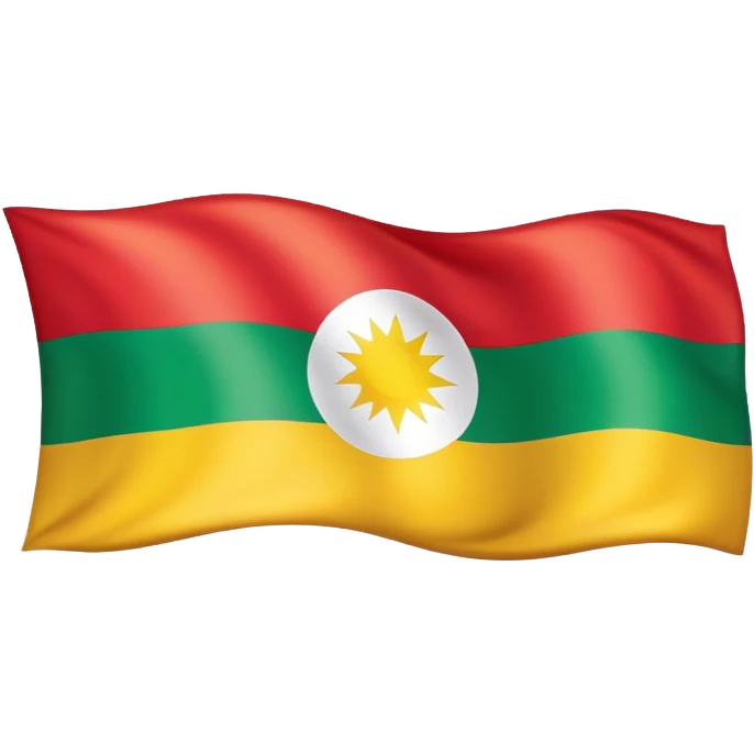 Kurdistan. Flag emoji