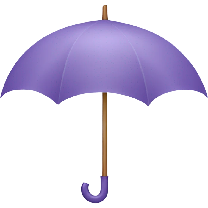 light purple umbrella emoji