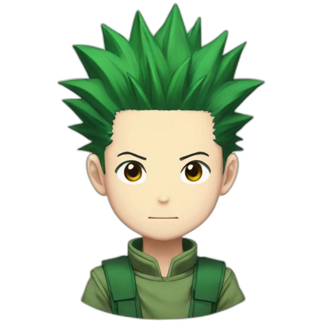 Gon from hunter x hunter emoji