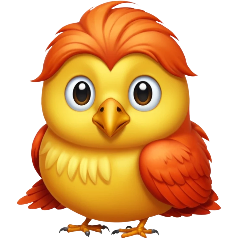  long haired bird emoji