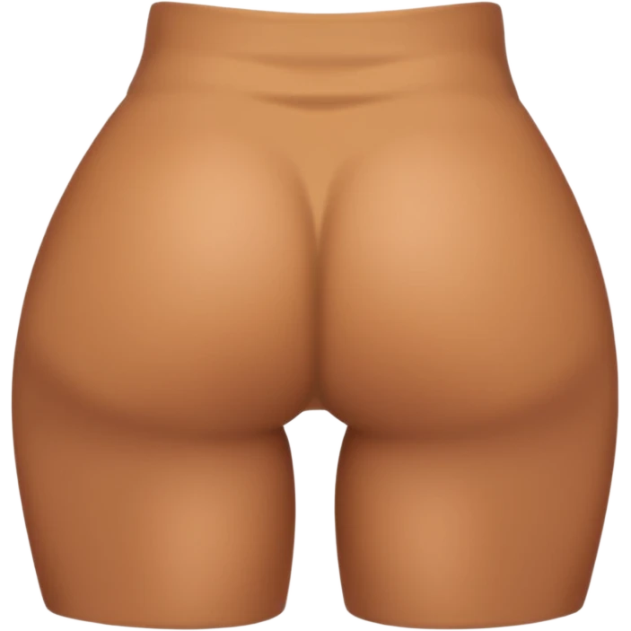A butt emoji