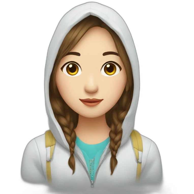 Young Kazakh designer emoji