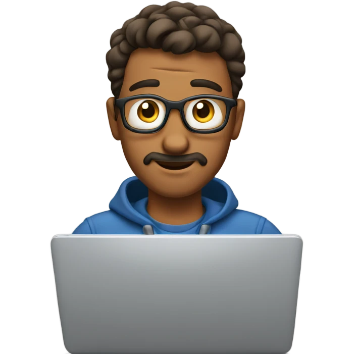 dad fixing laptop emoji