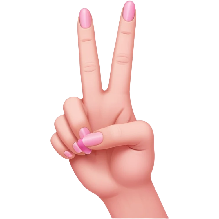 pink middle finger emoji